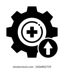 Health Optimization Icon Element for Design