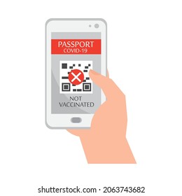 health passport not vaccinated mobile app