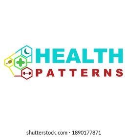 Health Patterns Logo Design Vector