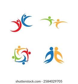 Health People Life icon and symbol template