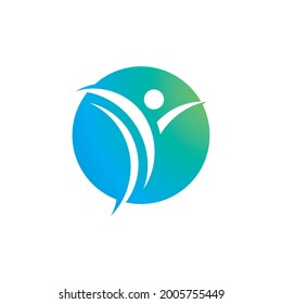 Health people life logo sign vector  illustration