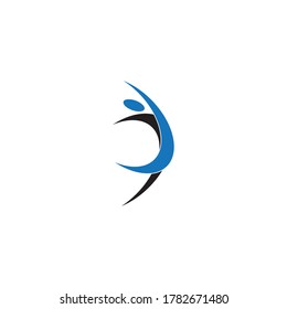 Health people life logo vector illustration 