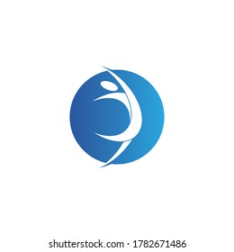 Health people life logo vector illustration 