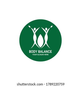 Health people life logo vector illustration
