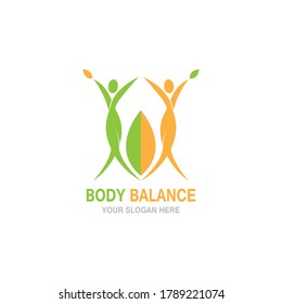 Health people life logo vector illustration