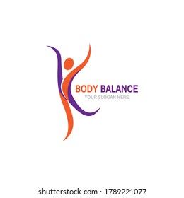 Health people life logo vector illustration