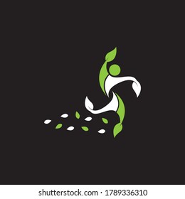 Health people life logo vector illustration