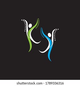 Health people life logo vector illustration