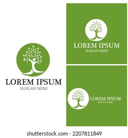 Health people life logo vector template