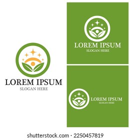 Health people life logo vector template