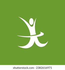 Health People Life Logo Vector Illustration
