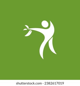 Health People Life Logo Vector Illustration