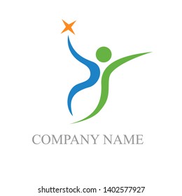 health people life logo.template vector illustration 