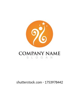 Health people  logo sign illustration vector design