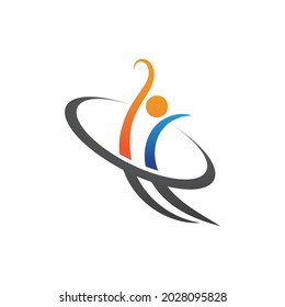 Health people logo sign illustration vector design