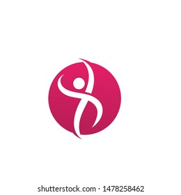Health people logo and symbol vector
