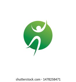 Health people logo and symbol vector
