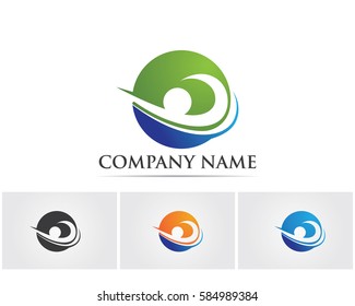 Health people logo template