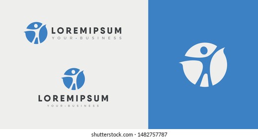 Health People Logo Template Design
