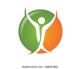 Health people Logo Template vector icon design