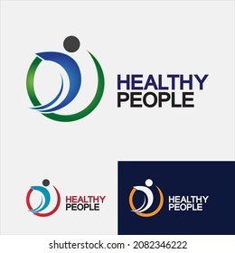  Health People Logo Vector illustration Design Template