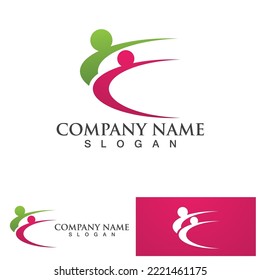  Health People Logo Vector illustration Design Template