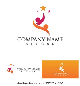  Health People Logo Vector illustration Design Template