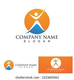  Health People Logo Vector illustration Design Template