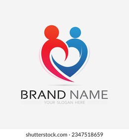 Health People Logo Vector illustration Design Template