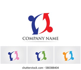 Health people vector template