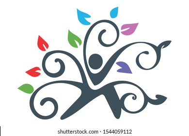 Health, physiotherapy treatment, Coaching and consulting logo design