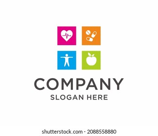 Health Planning Logo Vector Icon