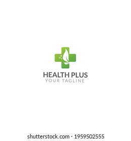 Health plus logo vector illustrations.Suitable for your company in the field healthly