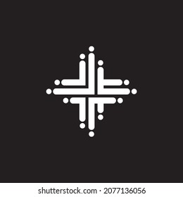 health plus sign logo design