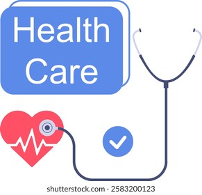 Health preservation concept, human health, medical examination, healthcare. Background, vector, greeting card, poster.