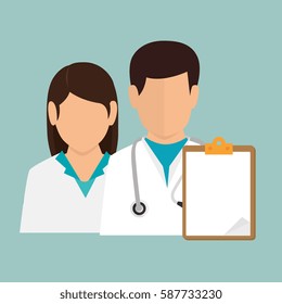 health professional avatar character