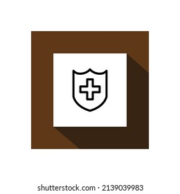 health protection icon, technology icon vector illustration.