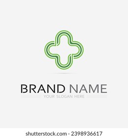 health protection with shield logo design vector template for medical or insurance company-vector