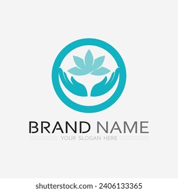 health protection with shield logo design vector template for medical or insurance company-vector