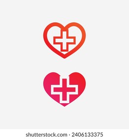 health protection with shield logo design vector template for medical or insurance company-vector