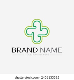 health protection with shield logo design vector template for medical or insurance company-vector