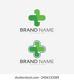 health protection with shield logo design vector template for medical or insurance company-vector