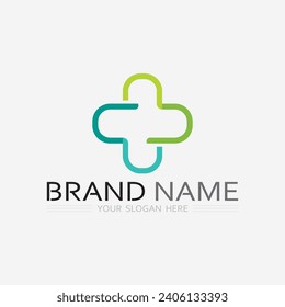 health protection with shield logo design vector template for medical or insurance company-vector