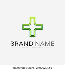 health protection with shield logo design vector template for medical or insurance company-vector