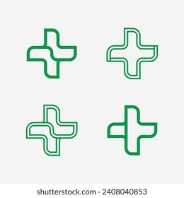 health protection with shield logo design vector template for medical or insurance company-vector