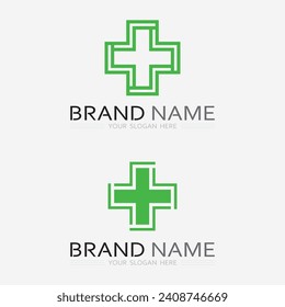 health protection with shield logo design vector template for medical or insurance company-vector