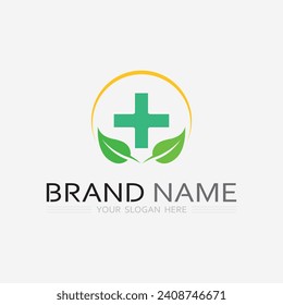 health protection with shield logo design vector template for medical or insurance company-vector