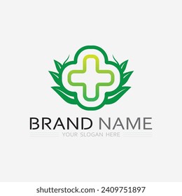 health protection with shield logo design vector template for medical or insurance company-vector