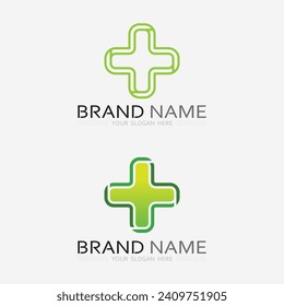 health protection with shield logo design vector template for medical or insurance company-vector