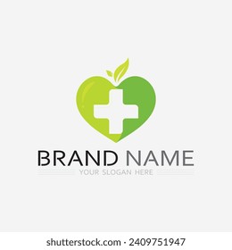 health protection with shield logo design vector template for medical or insurance company-vector